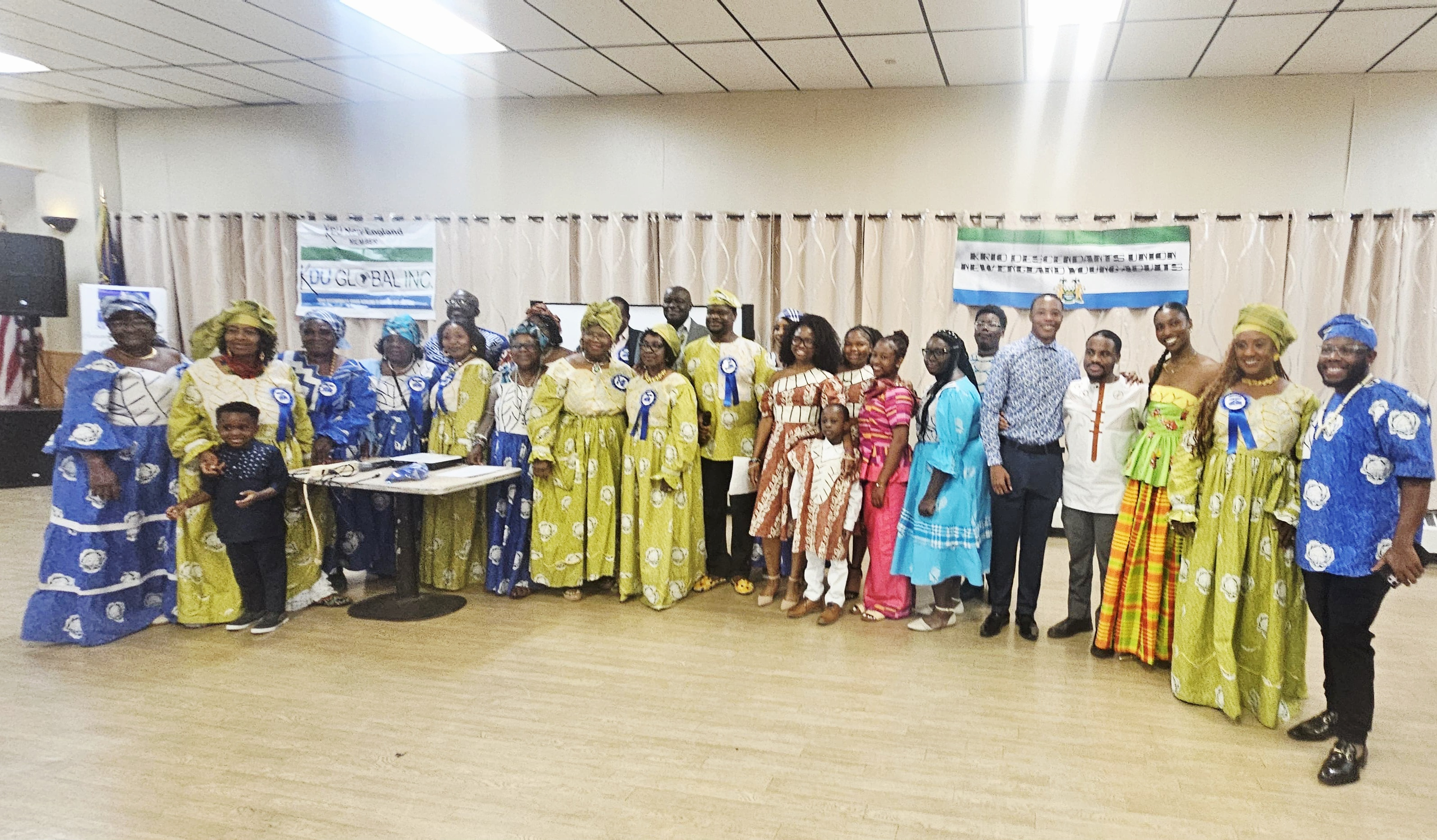 KDU chapter group photo at community hall
